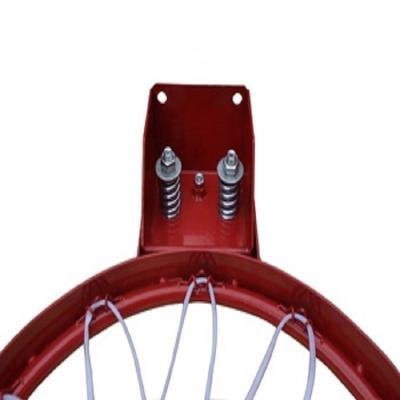 China Dia16mm solid steel with 2pcs spings wall hanging break away basketball rim with double loose springs for sale