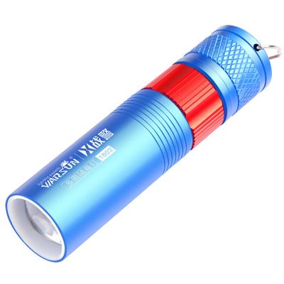 China Modern Mini LED Flashlight Magnet Work Light Warsun Torch Bike Light Camping Lamp 1802 for sale