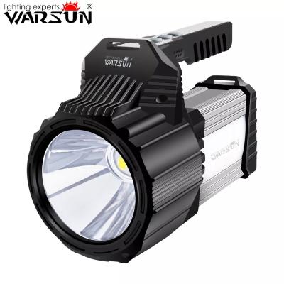 China Warsun D498 High Lumen and Anti-Drop Shockproof Outdoor Portable Floodlight Led Strong Light Rechargeable Waterproof Floodlight for sale