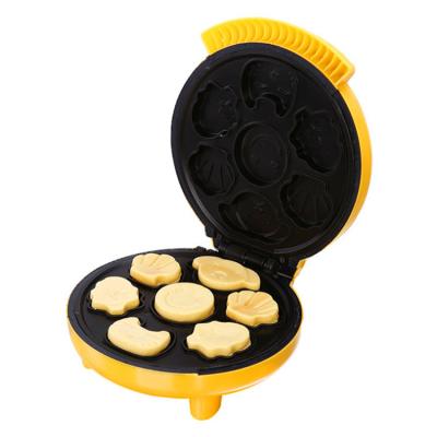 China Mini Automatic Cake Maker Children's Double-Sided Cartoon Household Bakery Passionate Baking Machine for sale