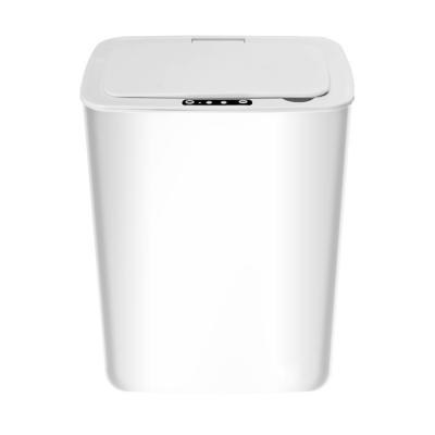 China Modern Smart Infrared Sensor Trash Can Kitchen Living Room 30cm LID Free Open Bucket for sale