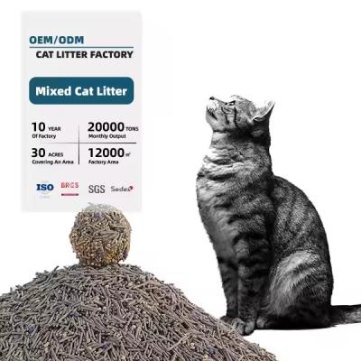 Cina Bentonite & Tofu Cat Litter Healthy Coffee Mixed Cat Litter Deodorazione in vendita