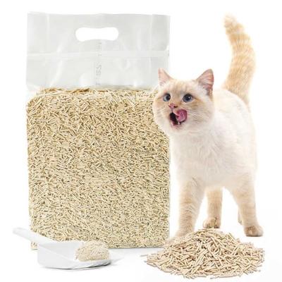 China Flushable Fast Clumping Deodorization Natural Tofu Cat Litter for Pet Cat for sale