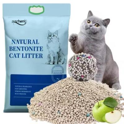 Chine BSCI Litter de chat en argile de bentonite 0,8 mm-3,8 mm Litter de chat en bentonite sphérique à vendre