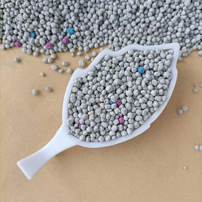 China Grey Spherical Bentonite Cat Litter ODM Bentonite Clay Safe For Cats for sale