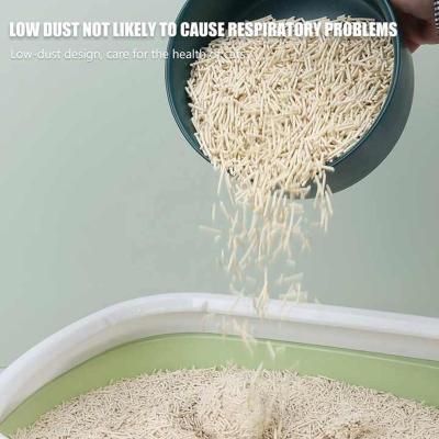 China Low Dust Tofu Cat Litter Bulk 1.5mm 1.8mm 2.0mm Tofu Cat Litter for sale