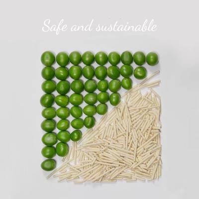 China Household Tofu Cat Litter 1.8mm 2mm Biodegradable Clumping Cat Litter for sale