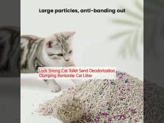 Lock Strong Cat Toilet Sand Deodorization Clumping Bentonite Cat Litter