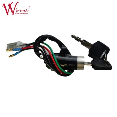 China Conjunto de interruptores de encendido de motocicleta para JH70 Presione el botón 4 cables con 2 teclas Buena calidad en venta