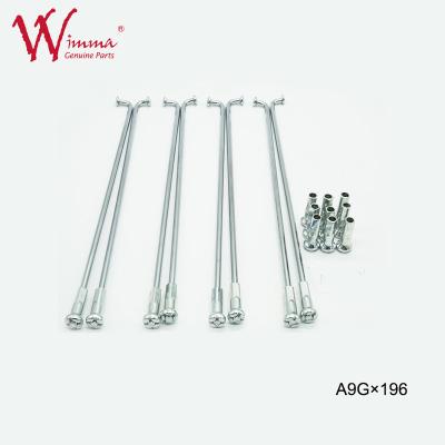 China Motorcycle Spokes Set With Nipple High Quality 9G ISO9001 Stainless Steel for sale