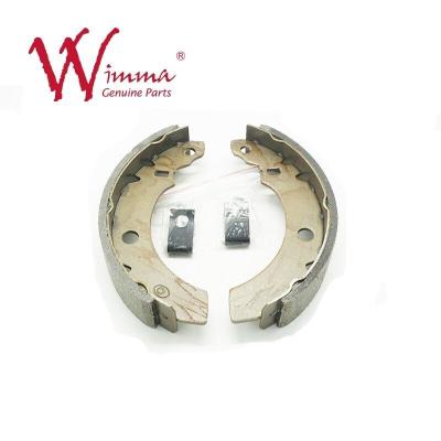 China Slotted Motorcycle Brake Shoe Aluminum Motorbike Brake Shoes Non Asbestos ISO9001 for sale