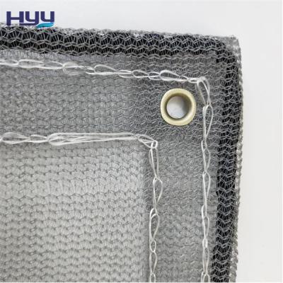 China construction safety flame retardant gray netting scrap fire retardant fabrication for north america market for sale