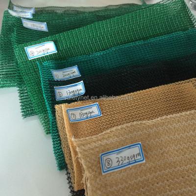 China Recycled HDPE Or Virgin HDPE 80% Shade Rate 100gsm Dark Green Shade Net for sale