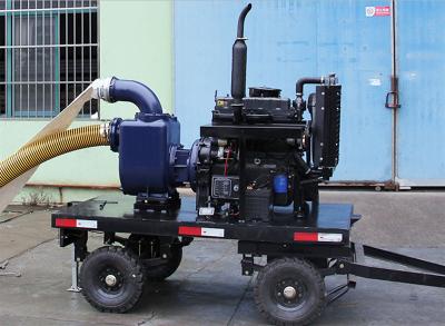 China Energy Saving Double Suction Mobile Pump Truck Self Priming for sale