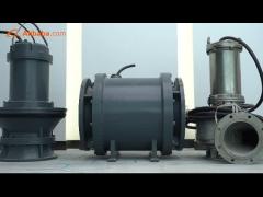 New Invention High Efficiency Submersible Axial Flow Pump for Flood Control