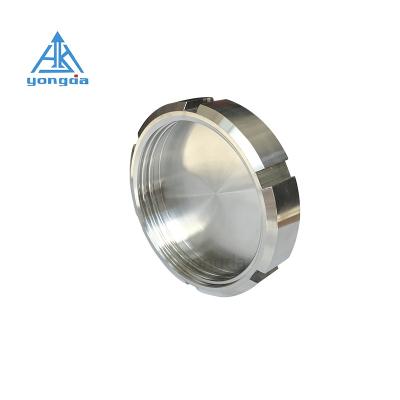 China Beer Yongda Stainless Steel 304 sms Sanitary Union Blind Nut for sale