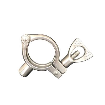 China Beer Sanitary Yongda Stainless Steel Tube Bracket Pipe Clamp Pipe Clips for sale