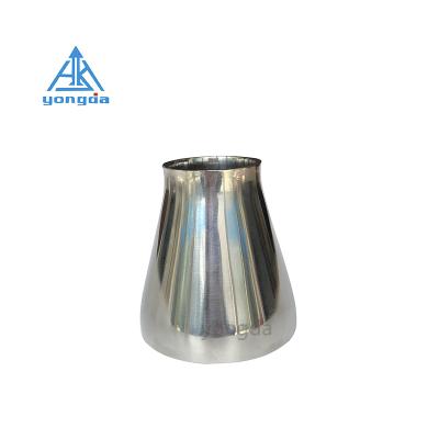 China Stainless Steel Pipe Elbow SS304/316L Beer Fitting Weld Sanitary Reducer Concentric Reducer for sale