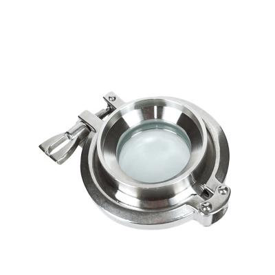 China Beer Yongda 304 316L Stainless Steel Sanitary Flange Connection Sight Glass for sale