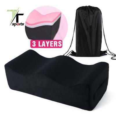 China TTSPORTS Therapy High Quality Black Barrel Pillow Butt Augmentation Recovery Rest Medical Butt Air Mattress for sale