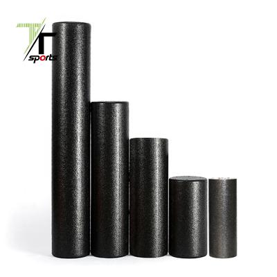 China Supplies High Quality Muscle Recovery Foam Roller Set Massage Yoga Fitness PPE Black Roller For Women for sale