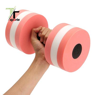 China Recovery training; Maternal training; Kids Entertainment TT SPORTS 2PCS Water Aerobics Exercise Foam Dumbbell Aquatic Dumbbells For Swimming Pool Resistance for sale