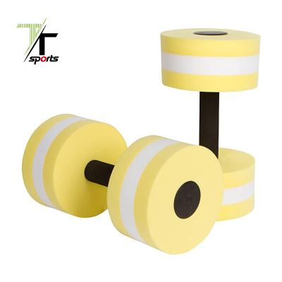 China Recovery training; Maternal training; Kids Entertainment TT SPORTS 2PCS Water Aerobics Exercise Foam Dumbbell Sports Exercise Dumbbells For Pool Resistance for sale