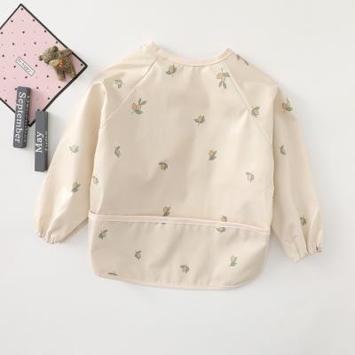 China Luxury Design Waterproof Long Sleeve Baby Clothes Reverse Bibs Dressing for sale