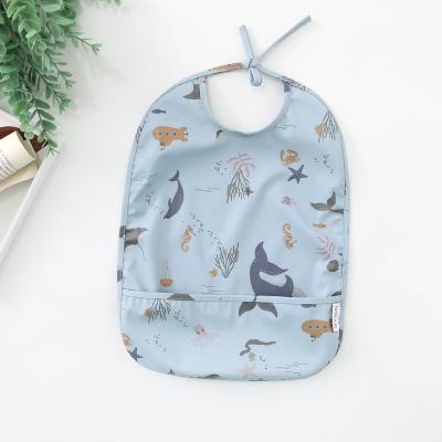 China China Manufacture Vintage Washable Braid Apron Circular Washable Sustainable Baby Bibs for sale