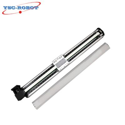 China Automatic system YTB5 100mm stroke belt drive linear motion robot arm for cnc machine stepper motor for sale