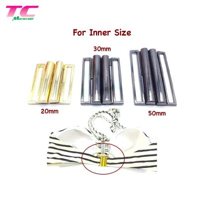 China Can Keep Color Long Time Swimsuit Accessories For Bikini Lingerie Metal Clasp Connector Metal Front Bra Buckle for sale