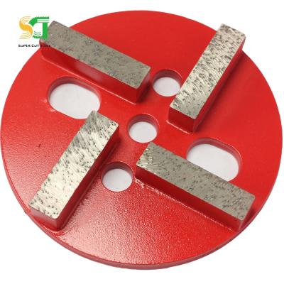 China Factory direct sale high performance 50# long life concrete grinding wheel for floor and wall with single knob for sale