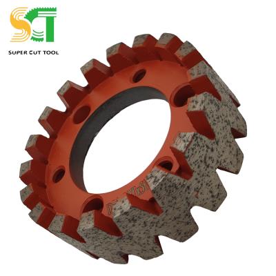 China Stone Grinding& Xiamen Port Freight Profiling Diamond Wheel For Marble Effect Plate For Granite Calibration for sale