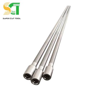 China Quarry Long Skirt Big Impact Drill Rig Extension Rod Rock Drill Bits /Mining Exploration for sale