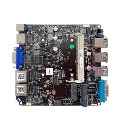 China Quad Core N2940 N2840 X86 Fanless Rs232 Mini Desktop Pc Motherboard 12*12cm Integrated Quad Lan Mini Itx Small Board Mini Desktop PC Dual for sale