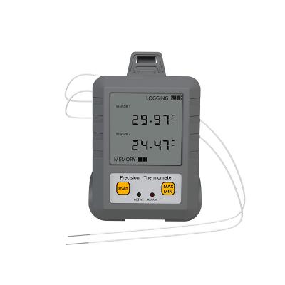 China Control High Precision K-Type -270-1372 Degree Electronic Digital Dual Channel Temperature Testing en venta