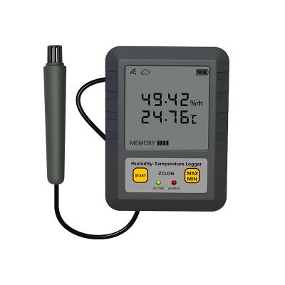 Китай Real Time Temperature Humidity Record Data Logger with Wireless LCD Display in Gray продается