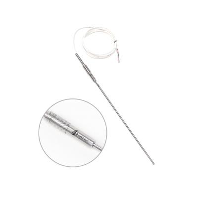 中国 Waterproof Stainless Steel Braid Temperature 4 Wire RTD PRT Probe for High Precision 販売のため