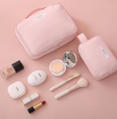 China Fashion Korean Style Waterproof Makeup Bag Set Portable Women Cosmetic Bag for sale