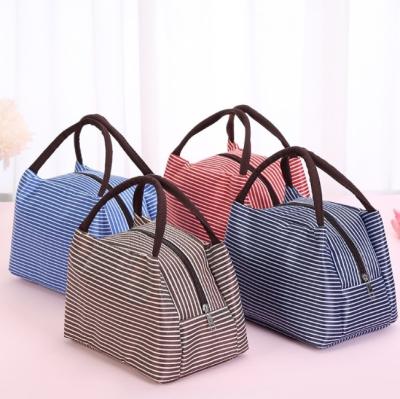 China Waterproof Thermal Aluminum Foil Insulated Lunch Bag Food Cooler Bags for sale