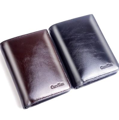 China Multifunctional Vertical Short Wallet Custom Logo PU Men Horizontal Wallet With Latch for sale