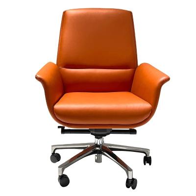 China High Function Adjustable Ergonomic Executive Chair Furniture Office Contemporary Synthetic Leather (Height) Lift Swivel Chair for sale