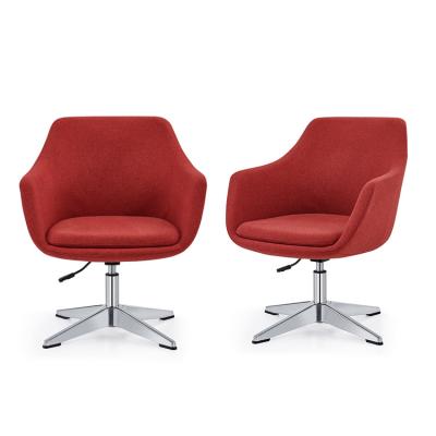 China Other Best Quality Commercial Furniture Red Fabric Office Chair For Executive for sale