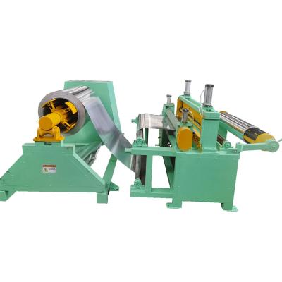 China Cut Full Automatic Coil Iron Sheet Aluminum Strip Coil Rewinding Machine for sale