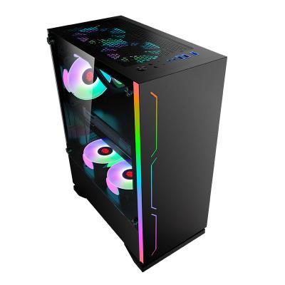 China With Side Panel Window Wholesale Customized Empty RGB Mini Dependable Performance Itx Computer Case for sale