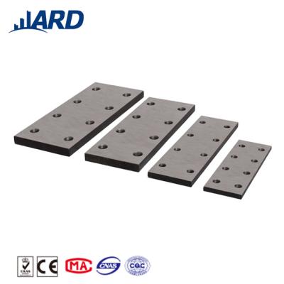 China Steel Rails Lift Parts Guide Rail Accessories Fish Plate Size T90/B for sale