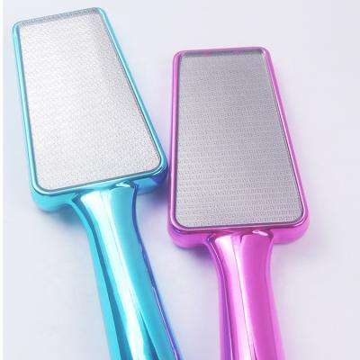 China High Quality Shiny Electroplating Glass Foot File China Pedicure Care Roiphebelle Nano Handle Foot File for sale