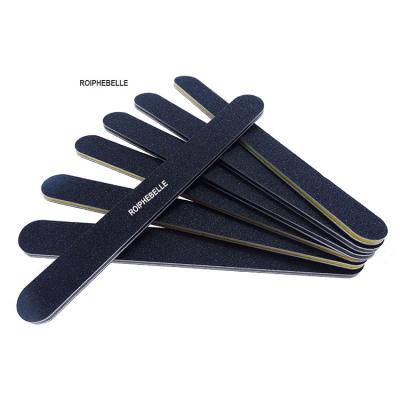 China Nail Care Or Black Promotion 17.8cm Emery Nail File Red PS Tip Nail File Fine Squeak Nail File 240 for sale