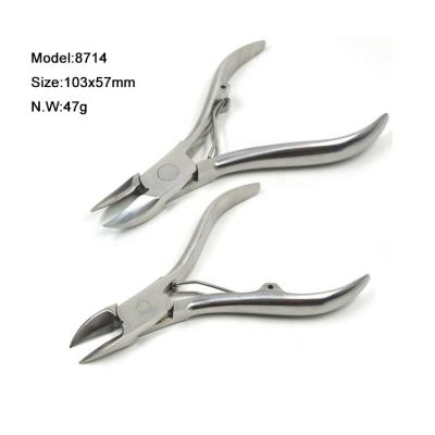 China Professional Cuticle Nipper Wide Jaw Cutter Curve Salon Best Selling Nail Cuticle Smoother Pliers for sale