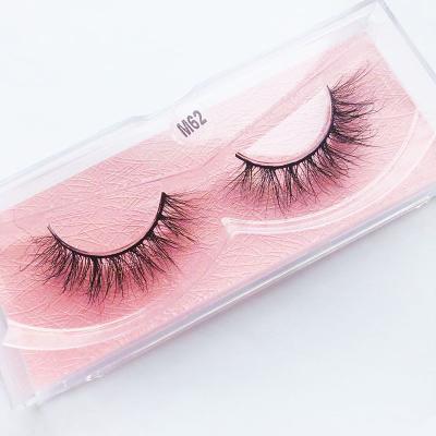 China Russian Seller Mink 3d Strip Lashes 9mm 10mm 11mm 12mm 13mm Mink 3d Lashes Handmade Shiny Soft Short Strip Lashes 3d Strip Lashes lashes m62 for sale